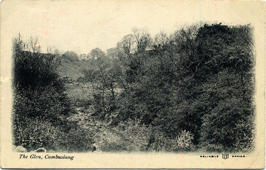 The Glen - circa 1900 - Card dated 1907 - Reliable Series